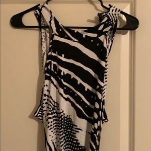 Black and white jumper